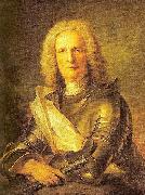 Jean Marc Nattier Portrait de Christian Louis de Montmorency oil painting reproduction
